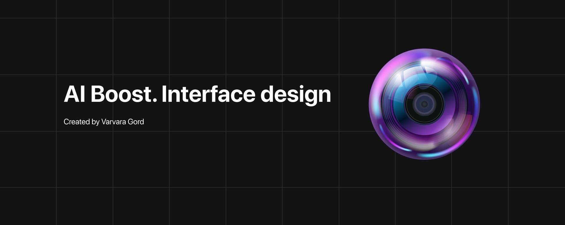 AI Boost interface-design case cover.
